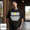 Government Shutdown Ribbon Veteran Flag T-Shirt