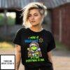 Grinch I Work At Walmart Logo It’s Fine Everything Is Fine T-Shirt
