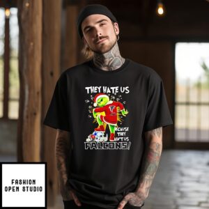 Grinch They Hate US Because They Ain’t US Atlanta Falcons T-Shirt