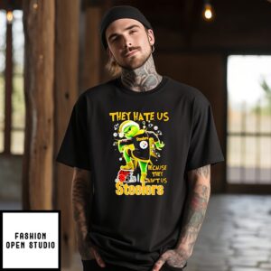 Grinch They Hate US Because They Ain’t US Pittsburgh Steelers T-Shirt