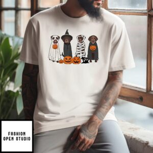 Halloween Brown Labrador T-Shirt