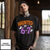 Haunted By 6 7 Halloween Spooky Trending Meme T-Shirt