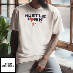 Houston Astros Hustle Town Map 2025 T-Shirt