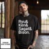 Ian Watkins Wearing Ryu Ken Sagat Bison T-Shirt