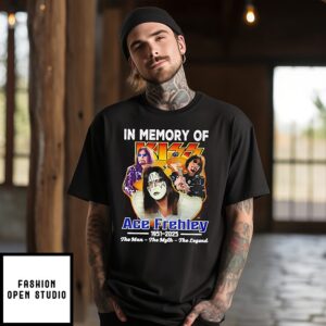 In Memory Of Ace Frehley The Man The Myth The Legend T-Shirt