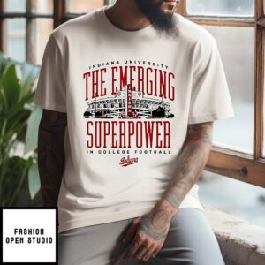 Indiana Football Emerging Superpower In College Football T-Shirt