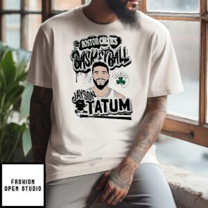 Jayson Tatum Boston Celtics Baller Cartoon T-Shirt