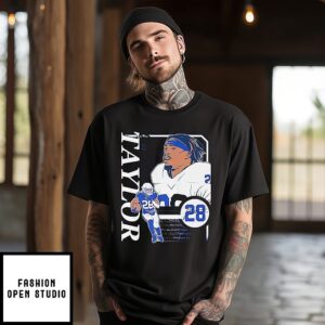 Jonathan Taylor Indianapolis Colts Collage Frame Signature T-Shirt