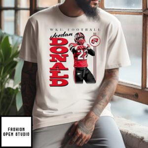 Jordan Donald Western Kentucky Hilltoppers Illustrated T-Shirt