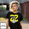 Justice Haynes Michigan Wolverines No 22 Signature T-Shirt
