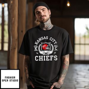 Kansas City Chiefs Athl Dept Kc Est 1959 Helmet Logo T-Shirt