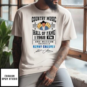 Kenny Chesney 2025 Country Music Hall Of Fame Signature T-Shirt