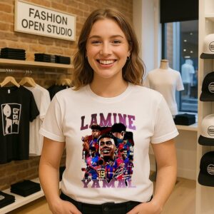 Lamine Yamal Barca Fc Signature Vintage T-Shirt