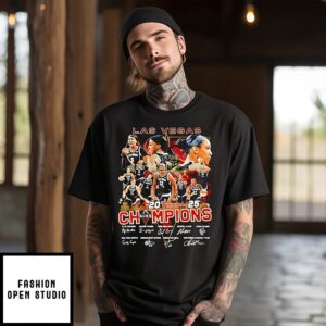 Las Vegas Aces 2025 Wnba Champions All Stars Celebrating T-Shirt