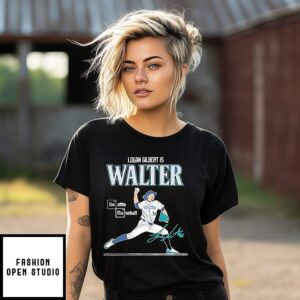 Logan Gilbert Is Walter Seattle Mariners Signature T-Shirt