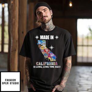 Made In California Sports Team A Long Long Time Ago Map T-Shirt