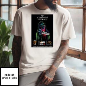 Mastodon Tour The Arizona State Fairgrounds 2025 Poster T-Shirt