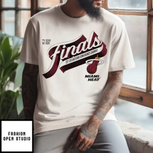 Miami Heat 2023 Eastern Conference Champions Locker Room Baseline T-Shirt