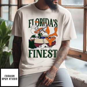 Miami Hurricanes Florida’s Finest Mascot T-Shirt