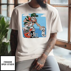 Miami Hurricanes Sit On Florida Toilet Paper Seminoles Toilet Paper T-Shirt