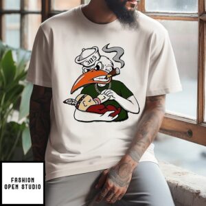Miami Hurricanes Smoking And Florida State Seminoles Meme T-Shirt