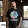Miami Sports Team Dolphins Heat Marlins Florida Panthers Inter Miami Cf And Hurricanes Logo T-Shirt