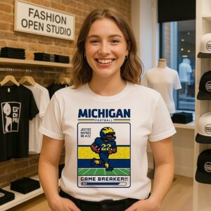 Michigan Wolverines Football Justice Haynes Game Breaker T-Shirt