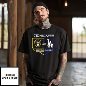 Milwaukee Brewers Vs. Los Angeles Dodgers 2025 National League Championship Series Matchup T-Shirt