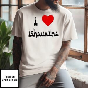 Miya I Love Shawarma Heart T-Shirt