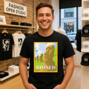 Moai Easter Island Stoned T-Shirt