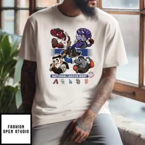 National League West 2025 Mlb Postseason Mascot T-Shirt
