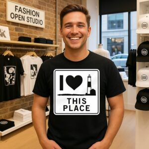 New York Islanders I Love This Place Sign T-Shirt