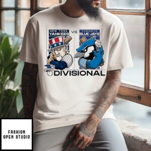 New York Yankees Vs Toronto Blue Jays 2025 Mlb Divisional T-Shirt