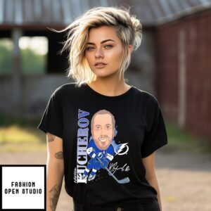 Nikita Kucherov Tampa Bay Lightning Caricature Player T-Shirt