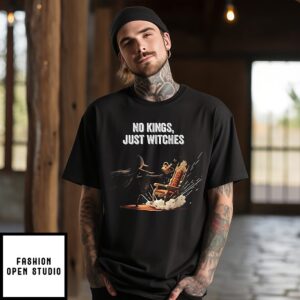 No Kings Just Witches Funny Halloween T-Shirt