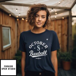 October Baseball 2025 Seattle Mariners T-Shirt