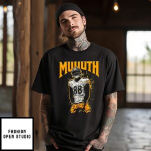 Pat Freiermuth Pittsburgh Steelers Muuuth Paint T-Shirt