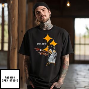 Pat Freiermuth Pittsburgh Steelers Steel Got It Paint T-Shirt