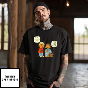 Peanuts Can I Kick It Yes You Can Cartoon T-Shirt