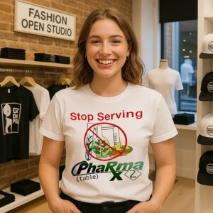 Pharma 2 Table Stop Serving Ban On Genetic Modification T-Shirt