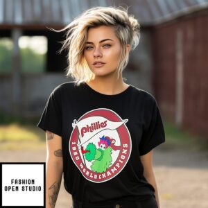 Philadelphia Phillies 1980 World Champions Mascot T-Shirt