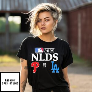 Philadelphia Phillies Vs Los Angeles Dodgers 2025 Mlb Nlds Matchup T-Shirt