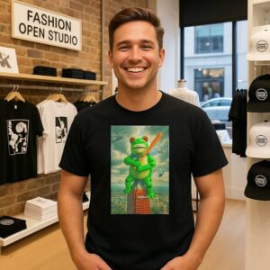 Portland Frog Hero Anti Ice Meme T-Shirt