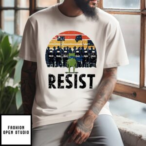 Portland Frog Protester Resis Police T-Shirt