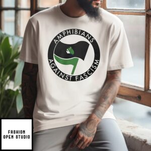 Portland Frogs Amphibians Against Fascism Antifa T-Shirt
