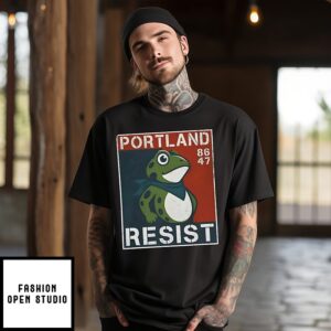 Portland Resist 8647 Frog T-Shirt