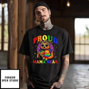 Proud Mama Bear Lgbt Pride T-Shirt