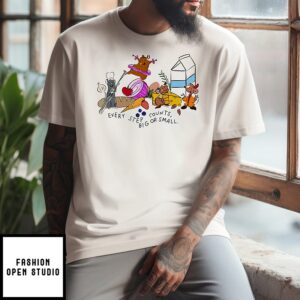 Rats Cartoon Disney Every Step Counts Big Or Small T-Shirt