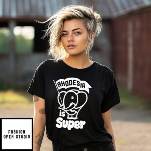 Rhodesia Is Super Cartoon T-Shirt