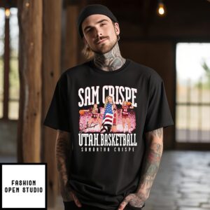Sam Crispe Utah Utes Illustrated T-Shirt